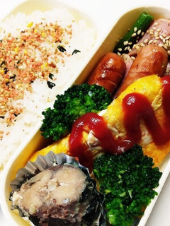 今日の主人のヘルシー弁当-レシピのメイン写真