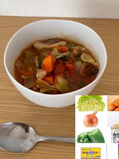 野菜たっぷり◎簡単◎脂肪燃焼スープ-レシピのメイン写真