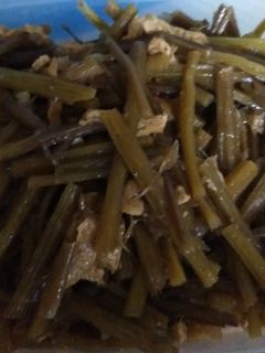 蕗と油揚げの煮物-レシピのメイン写真