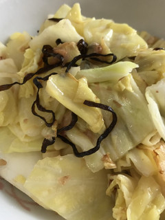 キャベツの塩昆布マヨソテー-レシピのメイン写真