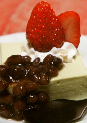 桑抹茶☆ババロア-レシピのメイン写真