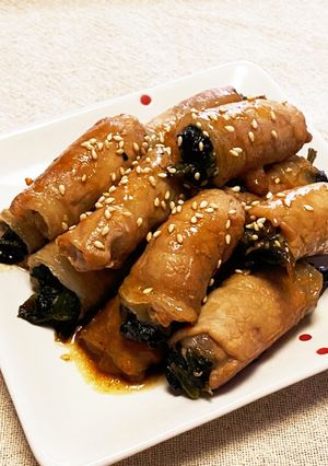 ☆甘辛たれで♪ほうれん草の肉巻き☆-レシピのメイン写真