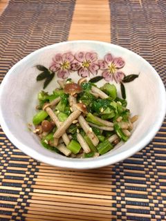 菜の花とえのきマヨソテー-レシピのメイン写真
