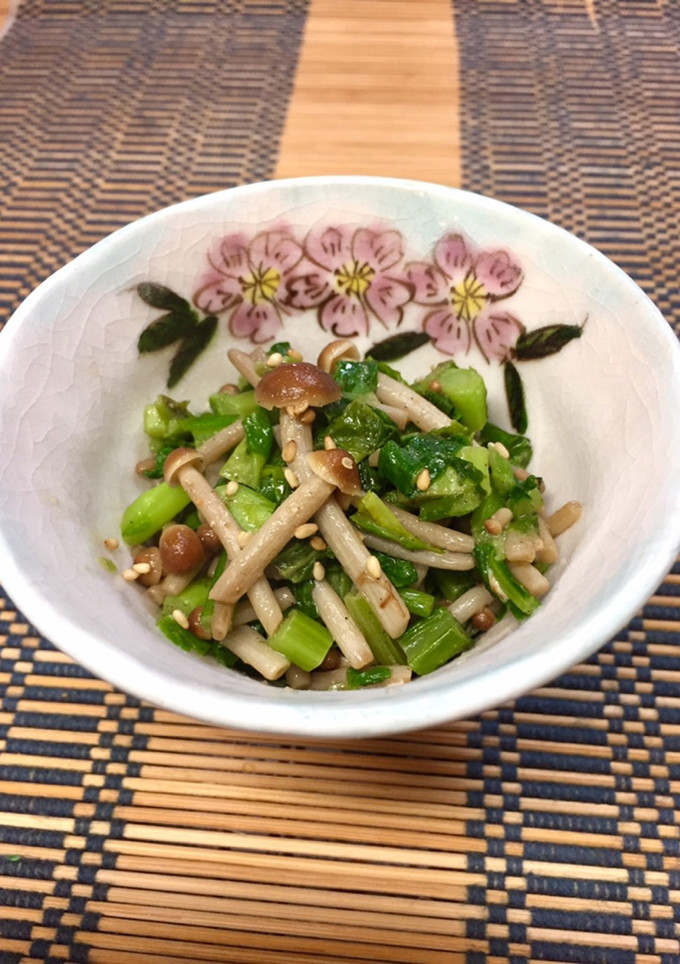 菜の花とえのきマヨソテー-レシピのメイン写真