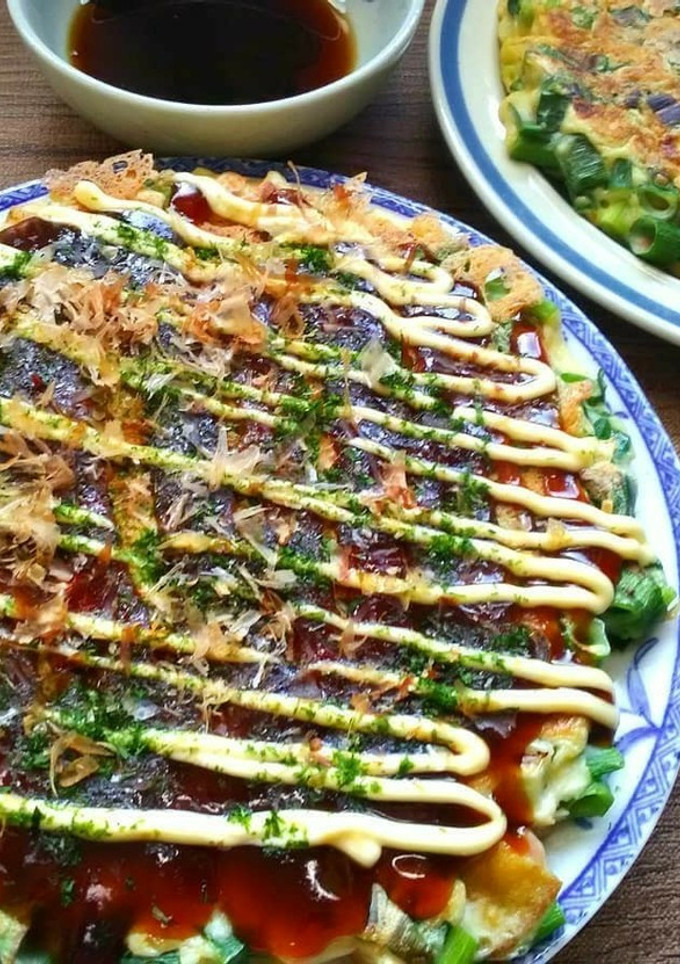 ネギと厚揚げのお好み焼き-レシピのメイン写真