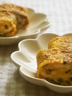 茎ワカメ佃煮入り♪卵焼き!-レシピのメイン写真