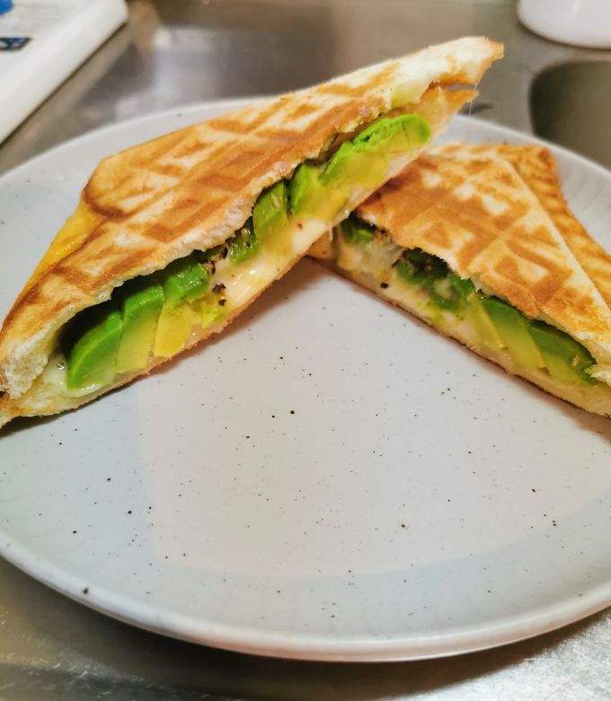 アボカドチーズのホットサンド-レシピのメイン写真