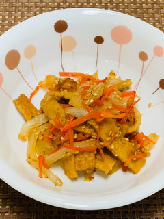 薩摩揚げの甘辛炒め.˖٭-レシピのメイン写真
