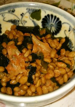免疫力UP！ワカメのキムチ納豆あえ-レシピのメイン写真