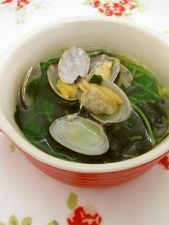 豆苗のあさりスープ-レシピのメイン写真