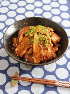 豚肉てりやき丼-レシピのメイン写真