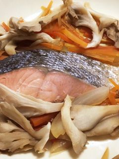 レンジで作る鮭のむしもの-レシピのメイン写真