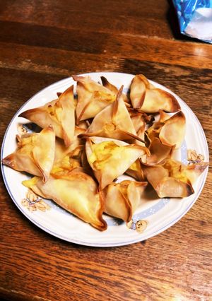 餃子の皮で適当アップルカスタードパイ風-レシピのメイン写真