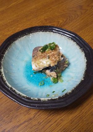 サバ缶で一品！薬味のせ　即席！-レシピのメイン写真