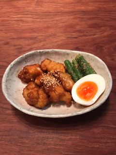 鶏天の黒酢甘辛たれ-レシピのメイン写真