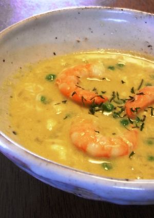 えびとお豆のやさしいスープ-レシピのメイン写真