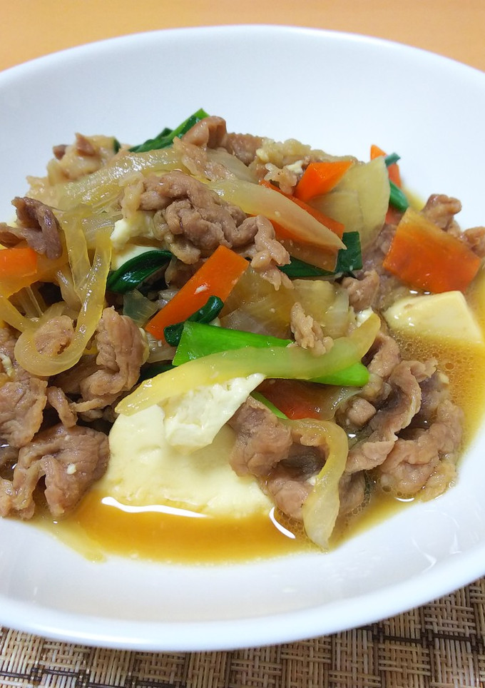 【龍愛】牛肉でも豚肉でもok☆肉豆腐-レシピのメイン写真