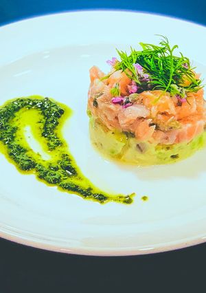 45℃ サーモンのセルクル仕立て-レシピのメイン写真