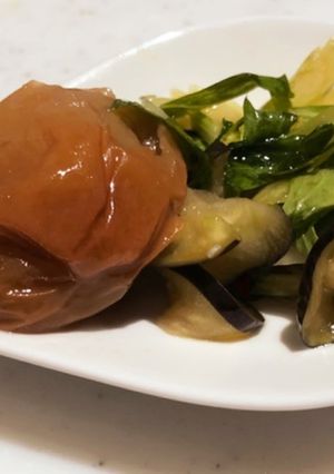 セロリとナスの簡単浅漬け・中華風！梅添え-レシピのメイン写真