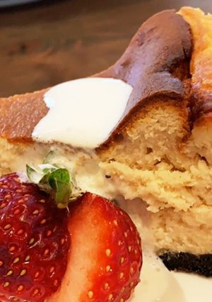 イチゴのベイクドチーズケーキ-レシピのメイン写真