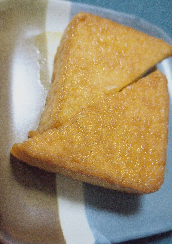 厚揚げのバター生姜焼き-レシピのメイン写真