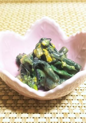 紅菜苔(コウサイタイ)のごまマヨ和え-レシピのメイン写真