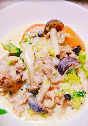 野菜たっぷりのクリーム煮-レシピのメイン写真