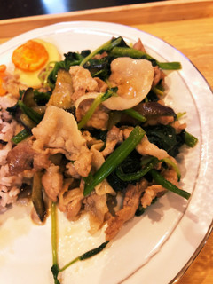 ほうれん草と豚肉のオイスターソース炒め-レシピのメイン写真