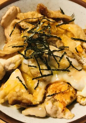 あまからつゆの鶏の親子きつね丼-レシピのメイン写真