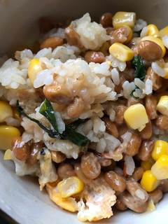 納豆炒飯(コーン入り)-レシピのメイン写真