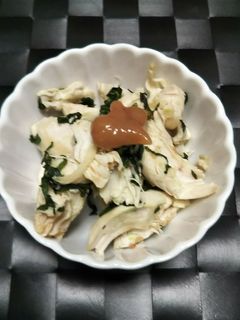 簡単‼️鶏ささみの梅シソ合え-レシピのメイン写真