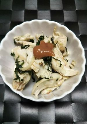 簡単‼️鶏ささみの梅シソ合え-レシピのメイン写真