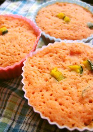 またまた野菜ジュースでレンジ蒸しパン-レシピのメイン写真