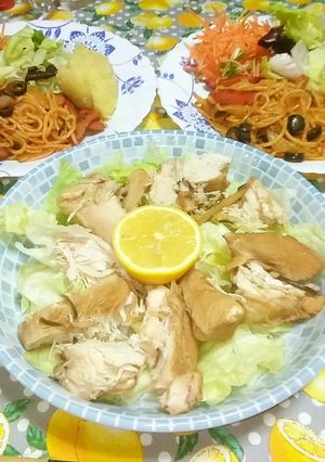 鶏むねレモン(圧力鍋)さっぱり♪-レシピのメイン写真