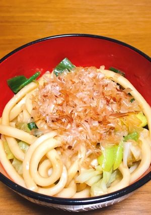 簡単パパッと焼うどん-レシピのメイン写真