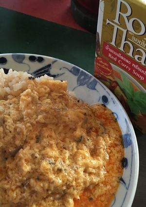フワフワ玉子のレトルトタイカレー-レシピのメイン写真