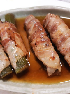 野菜の豚肉巻き揚げ浸し-レシピのメイン写真