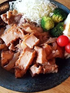 豚のしょうが焼き 厚揚げ 玉葱-レシピのメイン写真