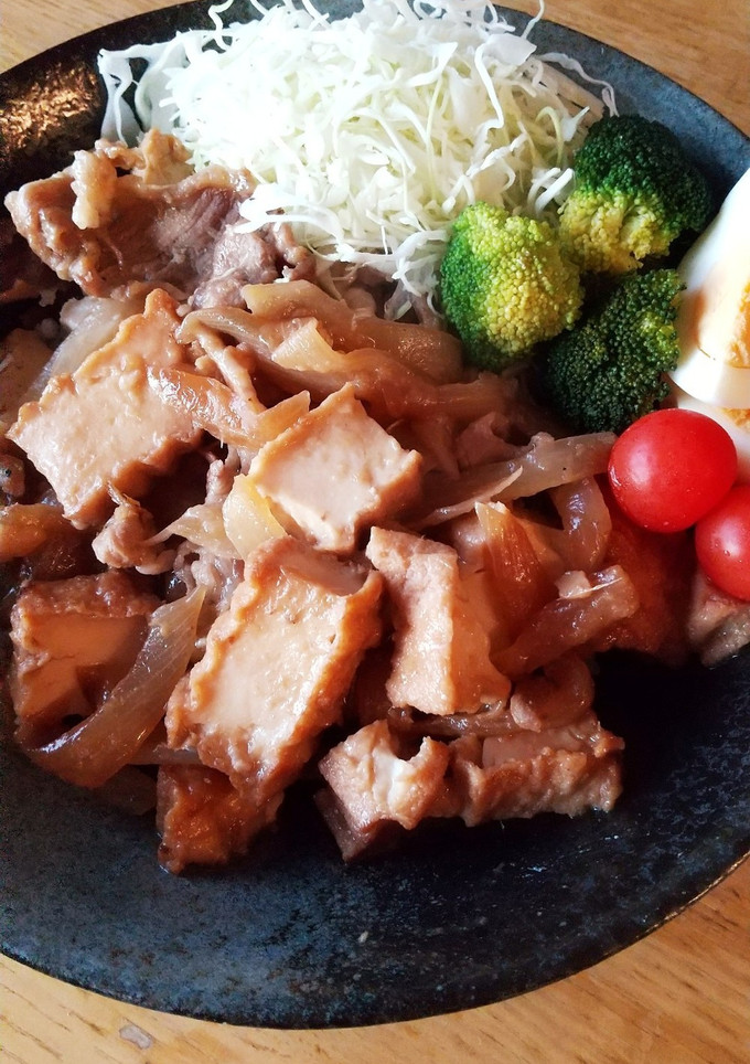 豚のしょうが焼き 厚揚げ 玉葱-レシピのメイン写真