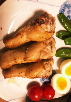 鶏の手羽元　塩焼き　時短おつまみ-レシピのメイン写真