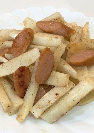 ウインナーと大根の和風マヨソテー-レシピのメイン写真