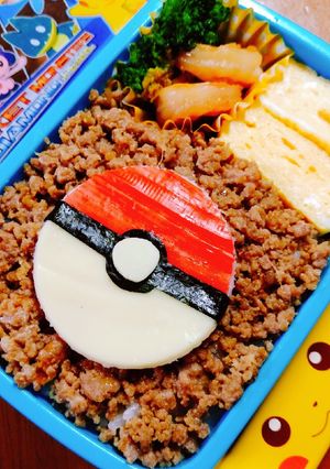 キャラ弁♪モンスターボール-レシピのメイン写真