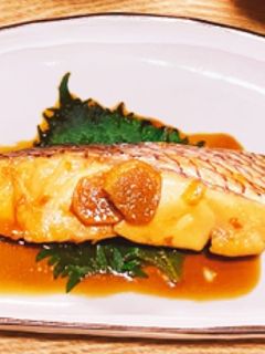 鯛の煮付け(ゆず風味)-レシピのメイン写真