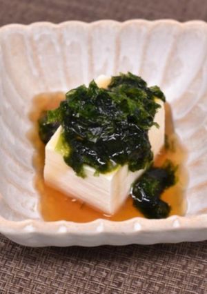 優しい味♪あおさのあんかけ豆腐-レシピのメイン写真