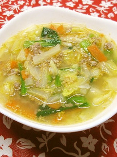 給食☆白菜の担々スープ-レシピのメイン写真