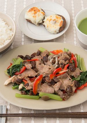 豚肉のレーズン入り中華風蒸し煮-レシピのメイン写真