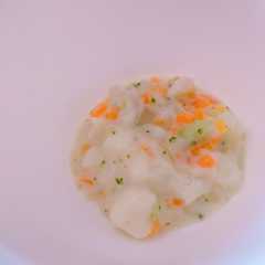 離乳食中期　野菜ミルクパン粥-レシピのメイン写真