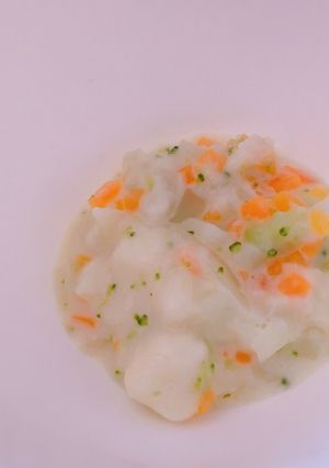 離乳食中期 野菜ミルクパン粥-レシピのメイン写真