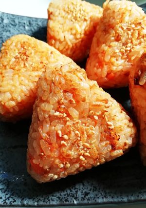 にんじんの醤油焼きおにぎり-レシピのメイン写真