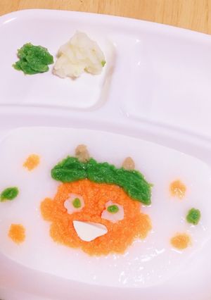 離乳食初期　節分プレート-レシピのメイン写真